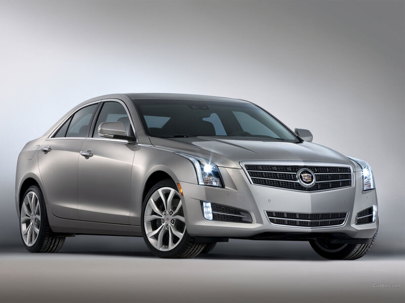 Silver Cadillac Sedan — Neutral, Photograph, Car