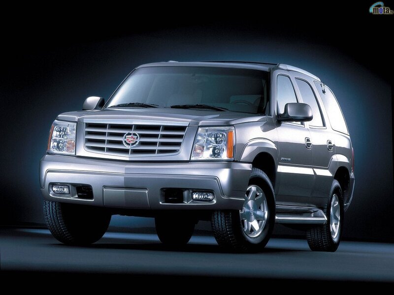 Silver Cadillac Suv — Dramatic, Photograph, Car, Headlights, Grille