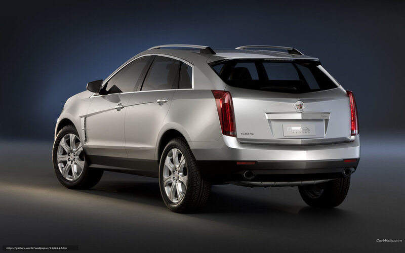 Silver Cadillac Suv — Dramatic, Photograph