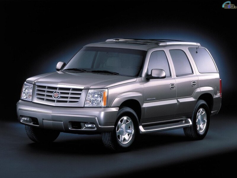 Silver Cadillac Suv — Gray, Dramatic, Photograph, Car, Roof Rack