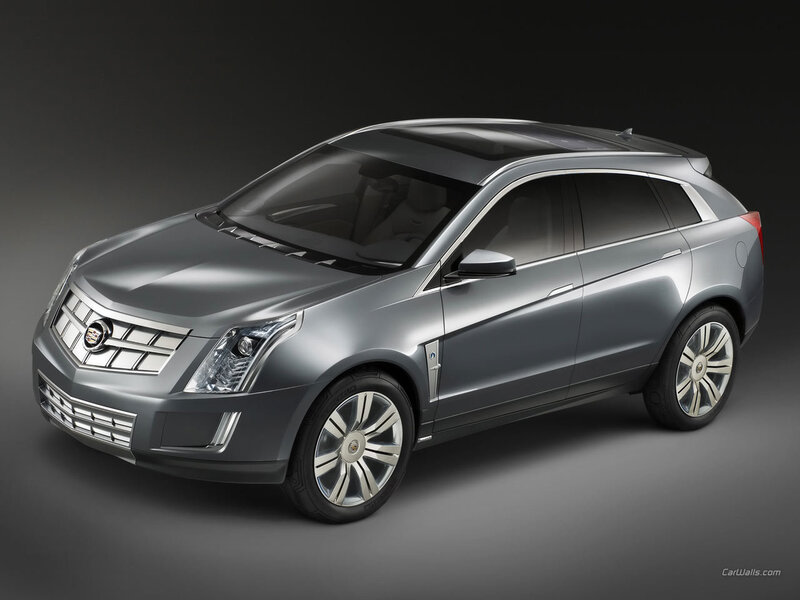 Silver Cadillac Suv — Gray