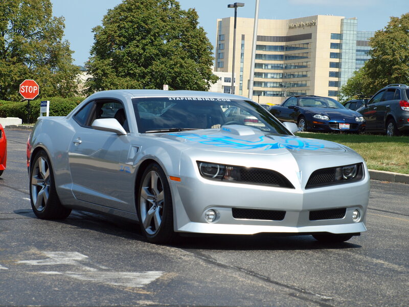 Silver Camaro Car — Daylight