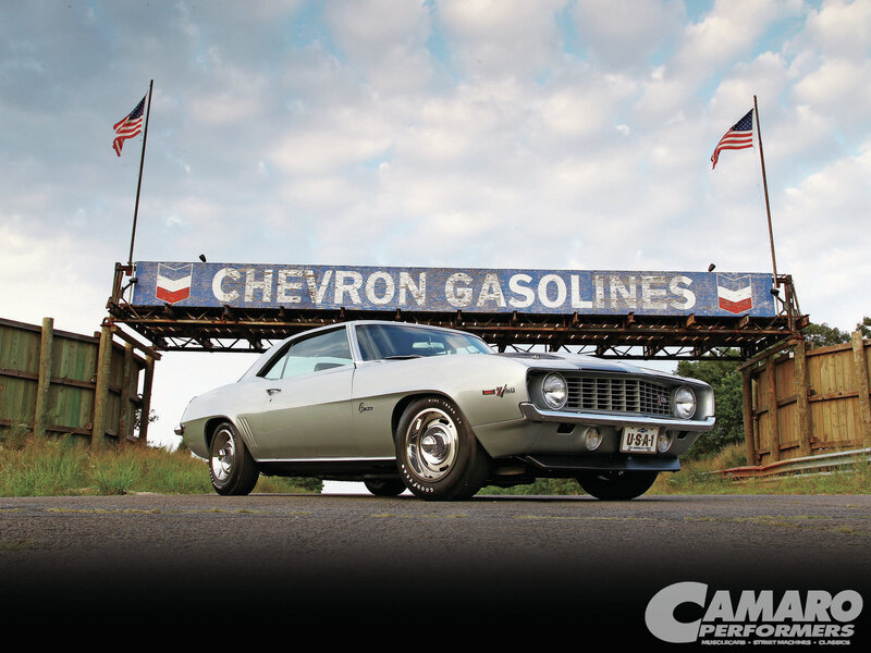 Silver Camaro Car — Dramatic, Afternoon