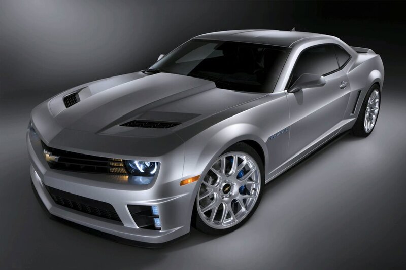 Silver Camaro Car — Dramatic, Photograph, Headlights, Wheels