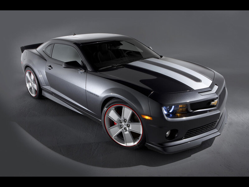 Silver Camaro Car — Gray