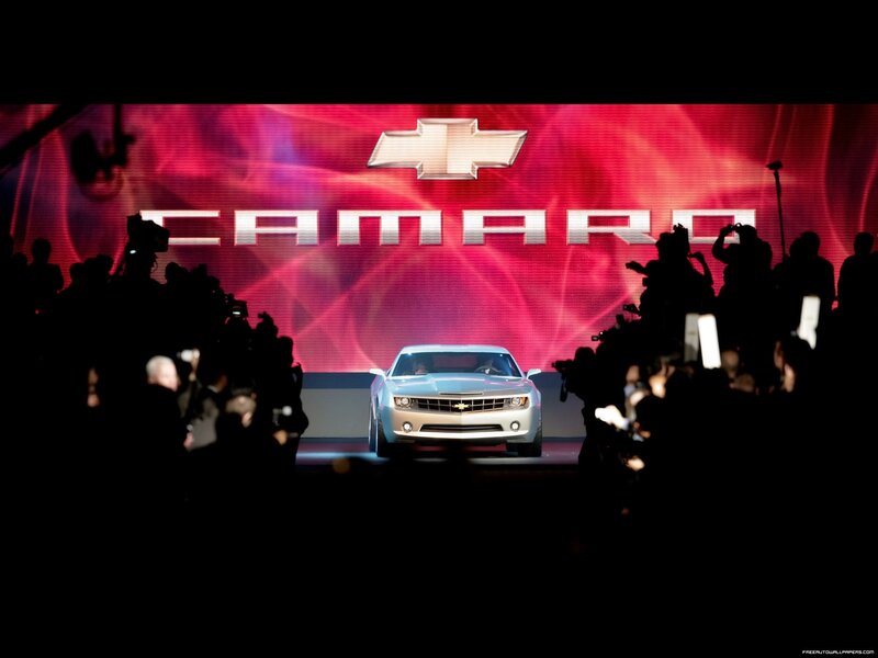 Silver Camaro Car — Red