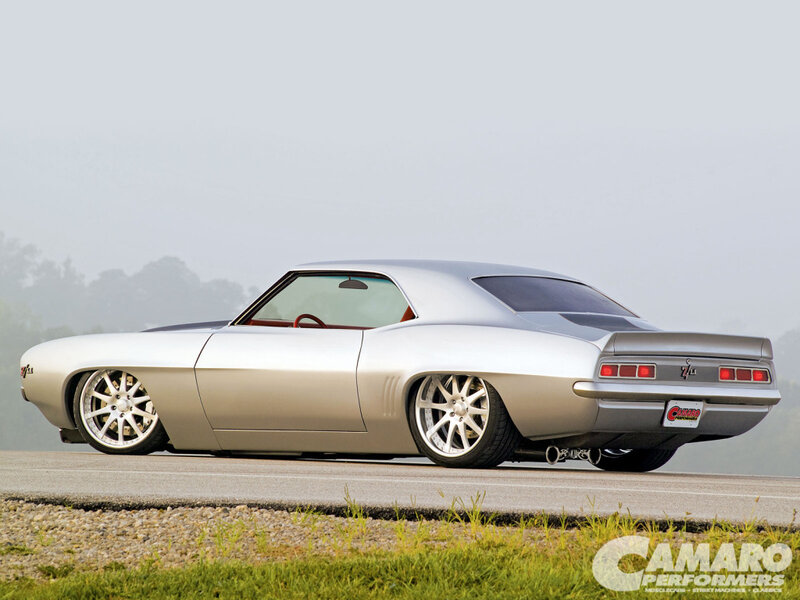 Silver Camaro Car