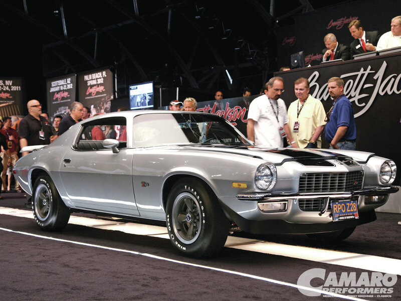 Silver Camaro Z28