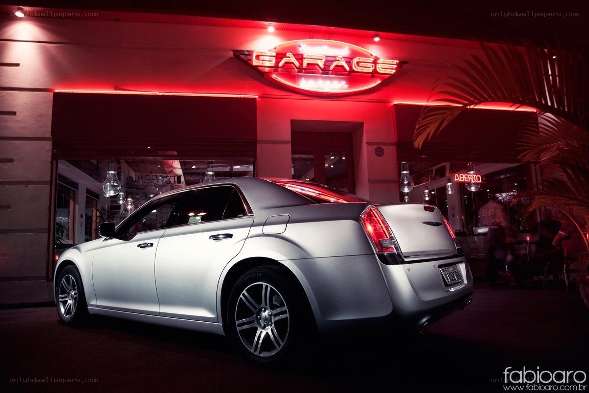 silver car at garage bar