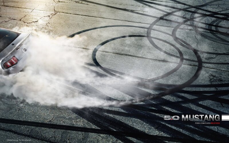 Silver Car Drifting — Gray, Dramatic