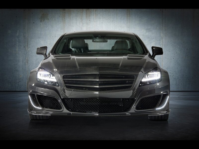 Silver Car Front View — Gray, Dramatic