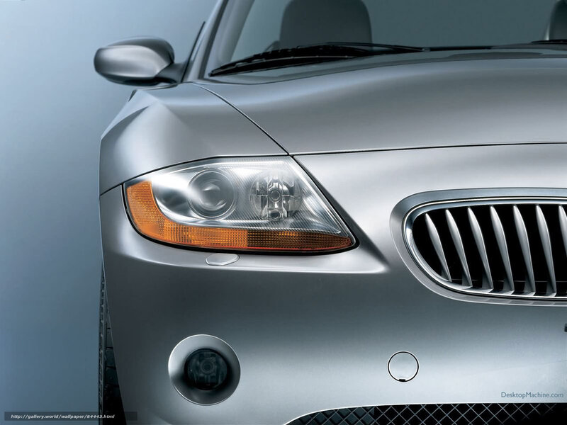 silver car front view