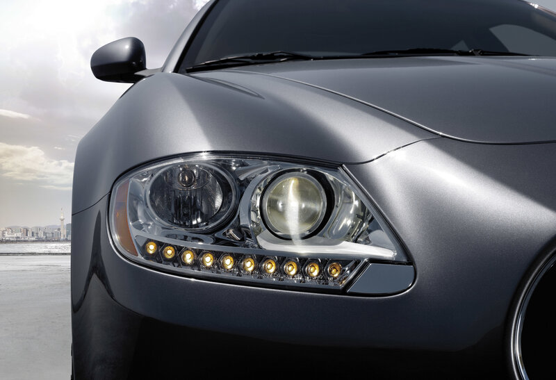 Silver Car Headlight — Gray