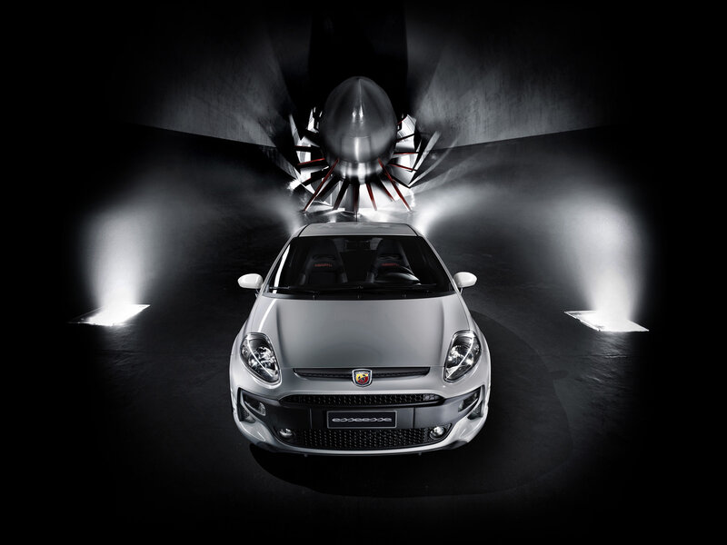 Silver Car in Tunnel — Black