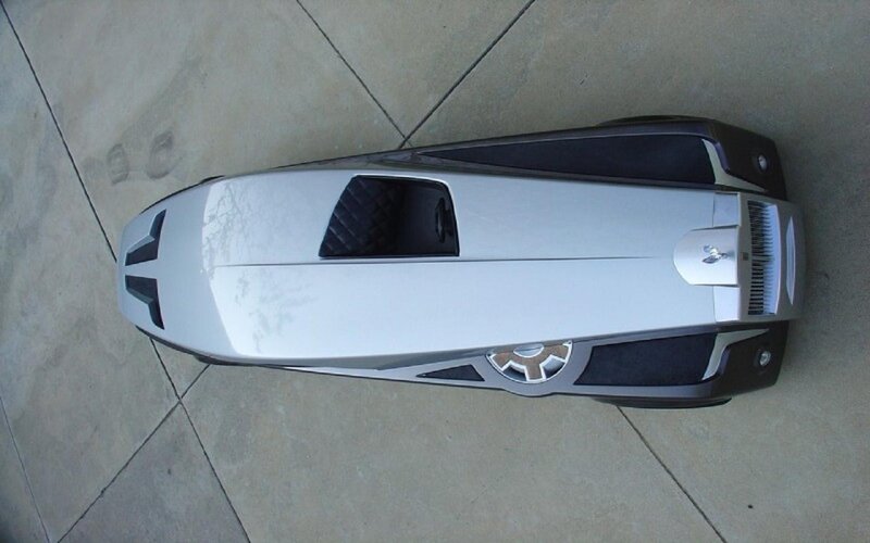 Silver Car Model