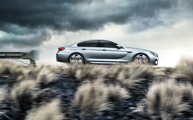 silver car on a hill