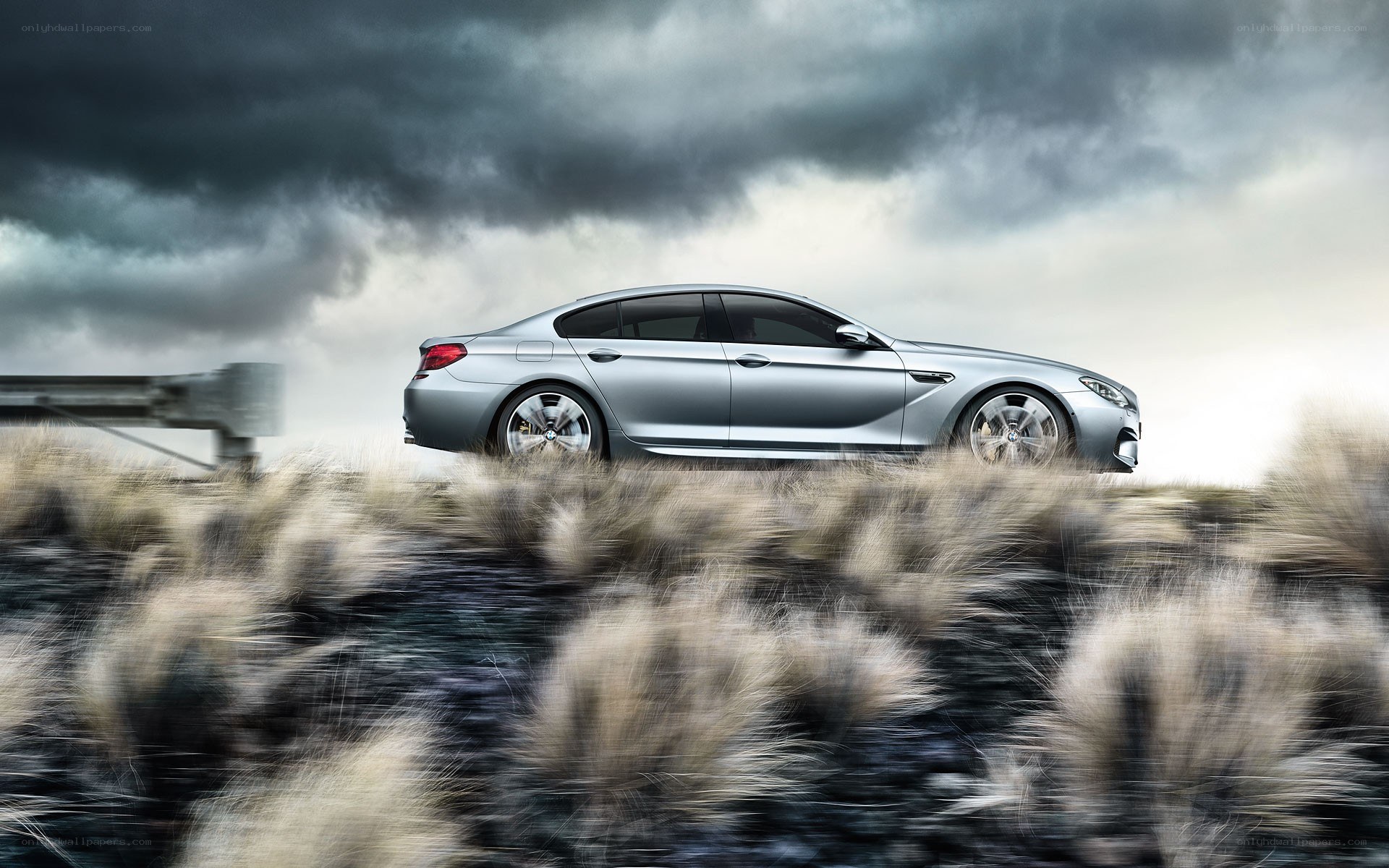 silver car on a hill