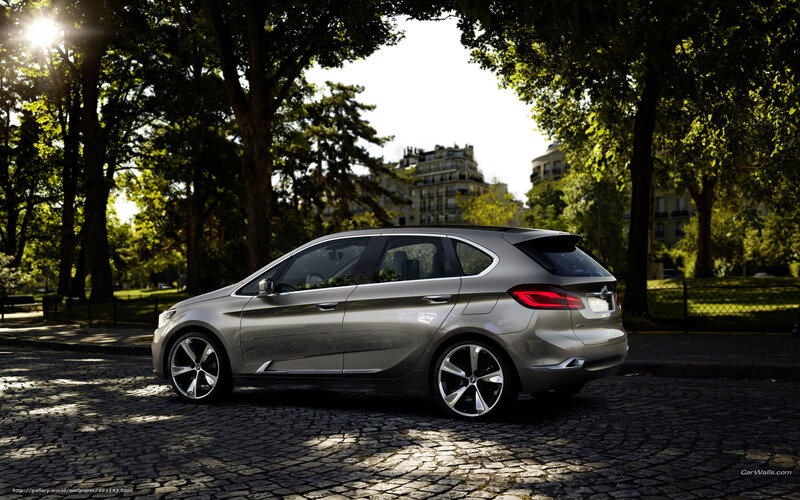 Silver Car on Cobblestone — Gray