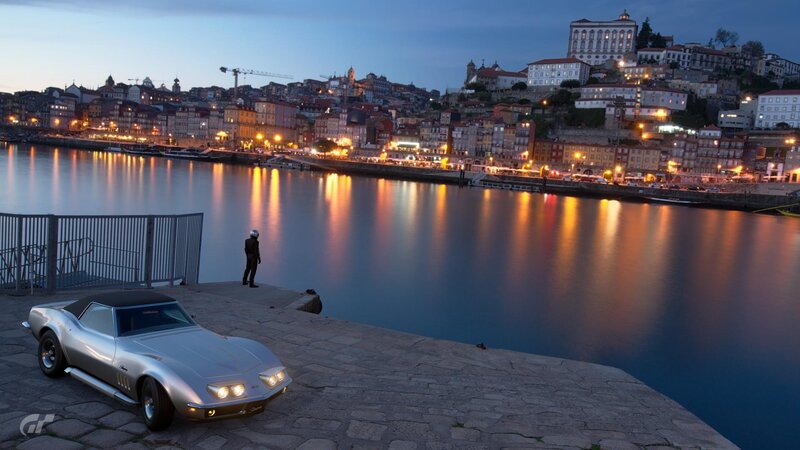 Silver Car on Dock