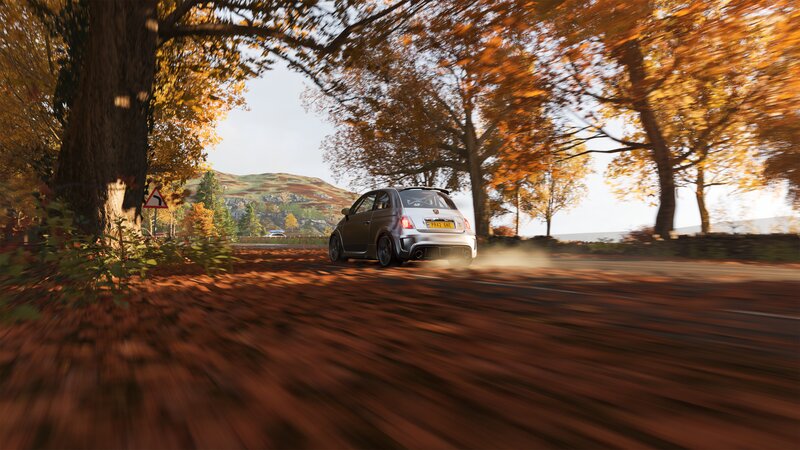 Silver Car on Road — Brown, Dynamic