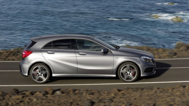 Silver Car on Road — Dynamic, Afternoon, Photograph