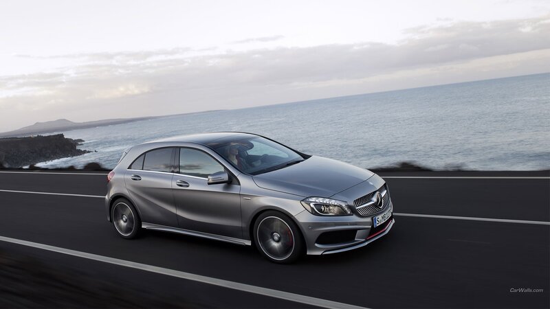 Silver Car on Road — Gray, Serene, Sunset