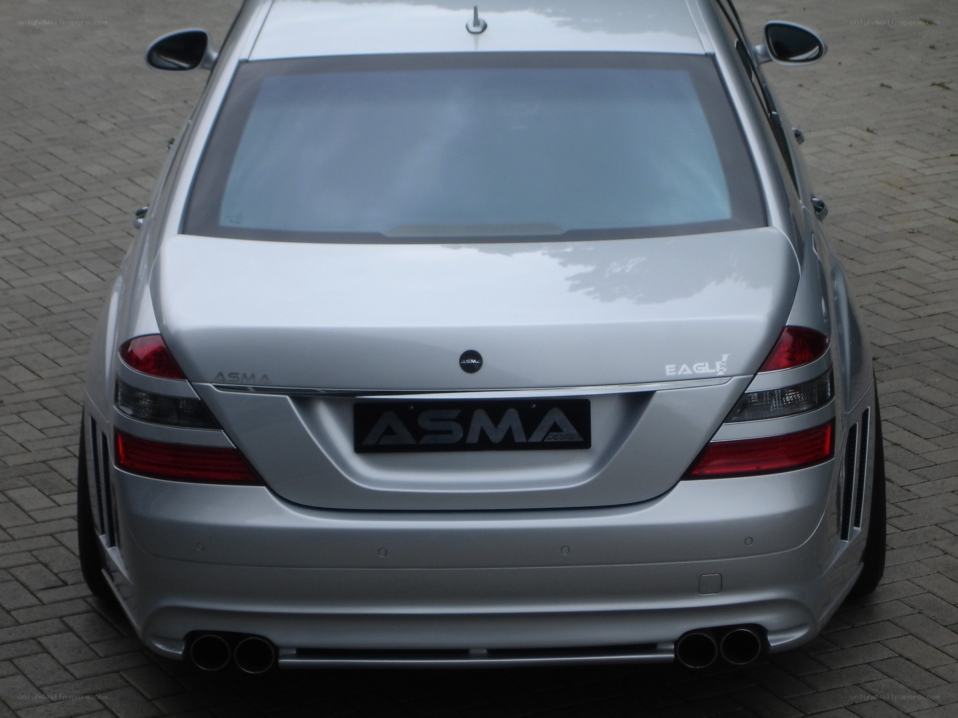 silver car rear view