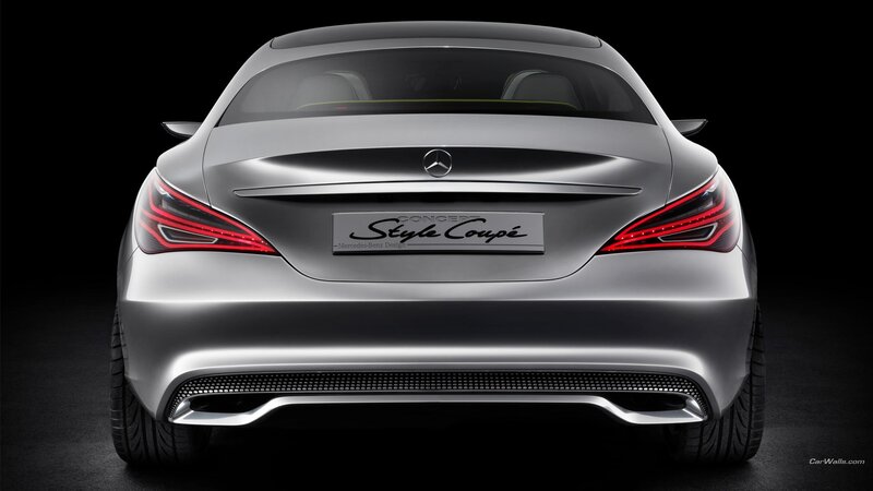 Silver Car Rear View — Dramatic