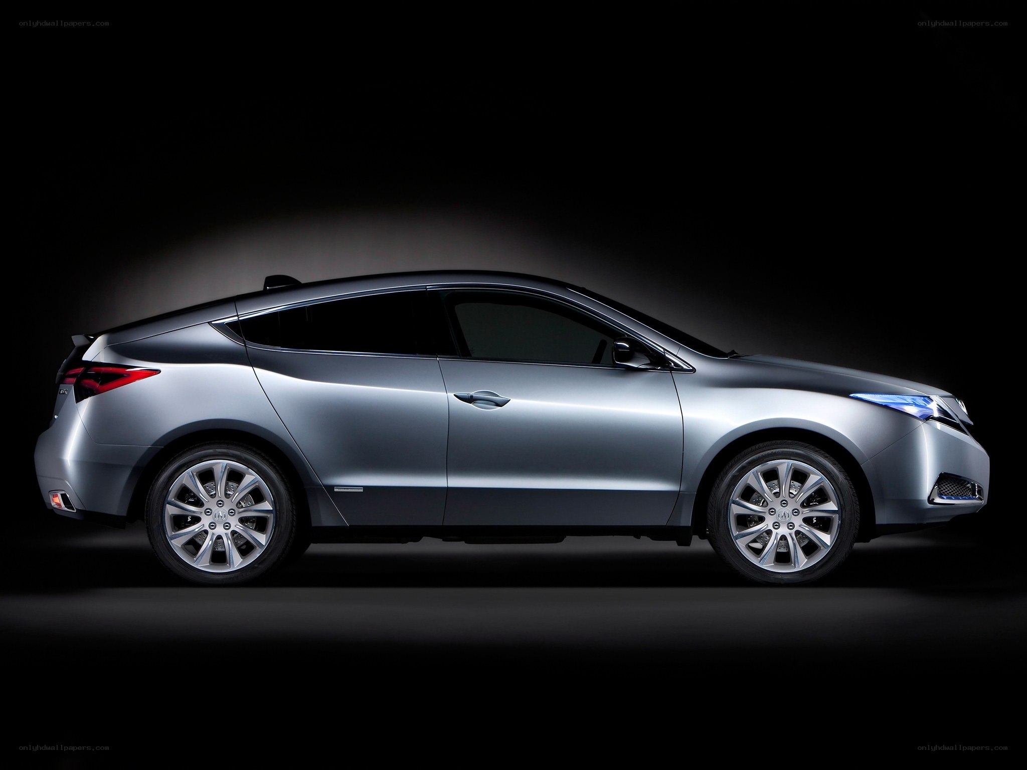 silver car side profile