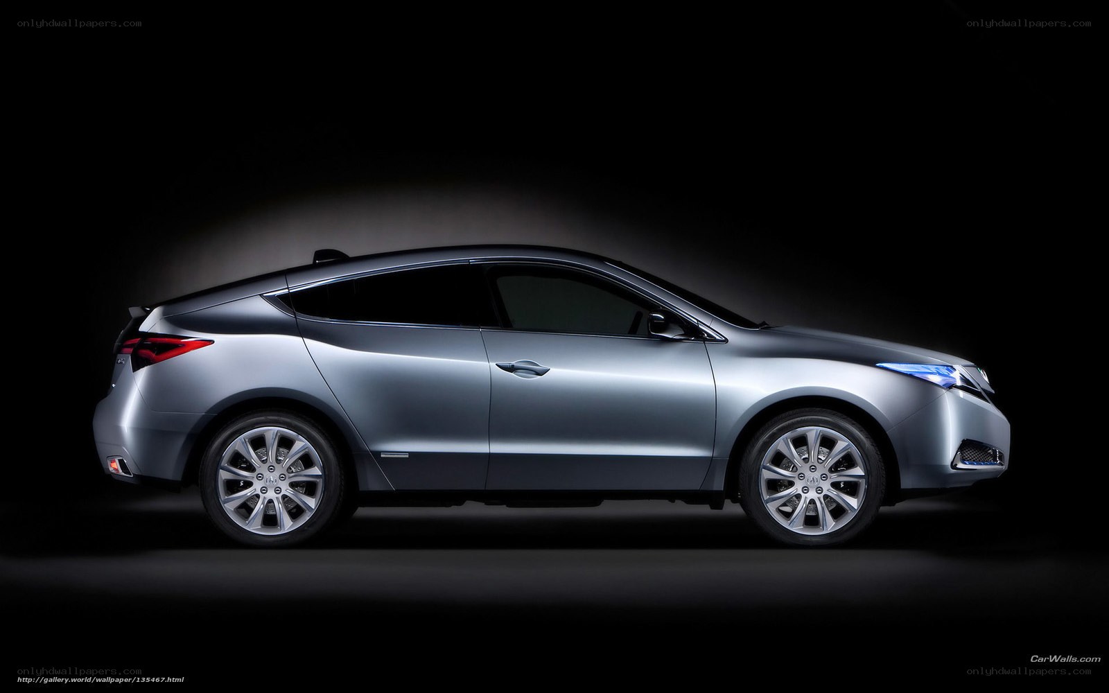silver car side profile