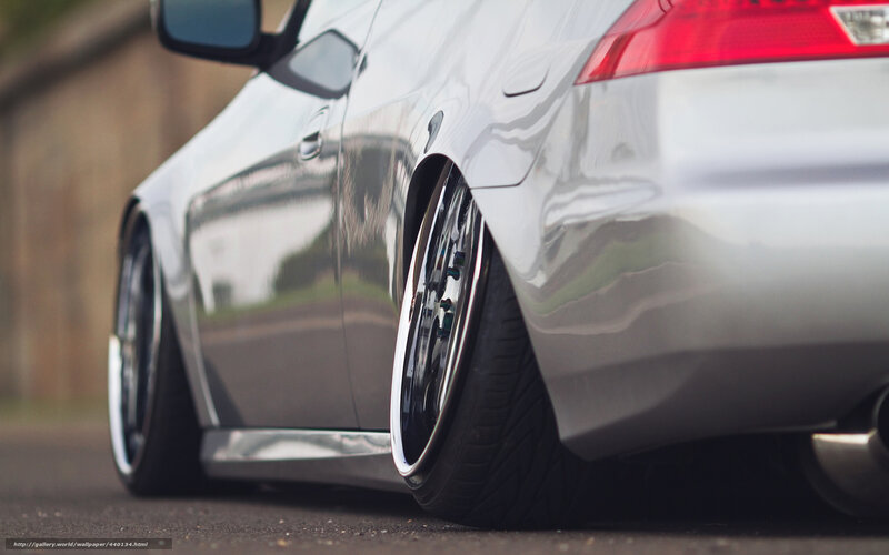 Silver Car Wheel — Calm, Photograph
