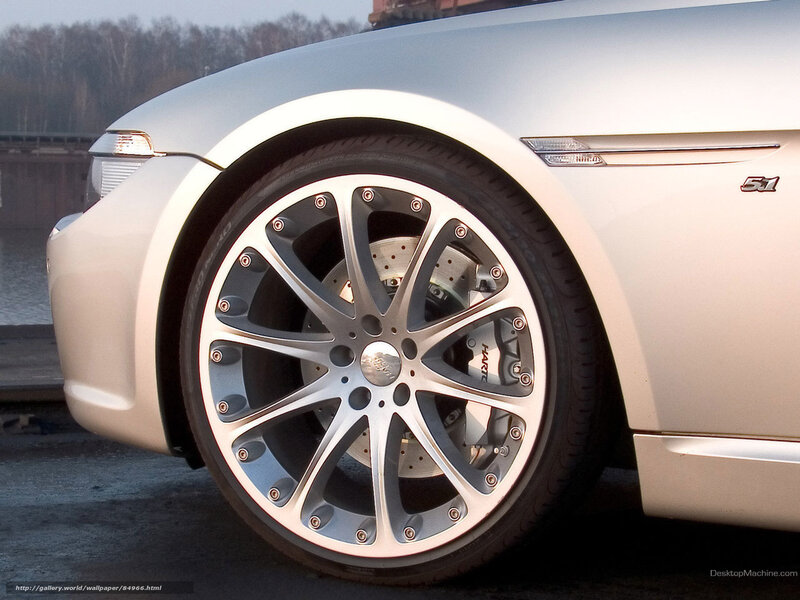 Silver Car Wheel — Calm