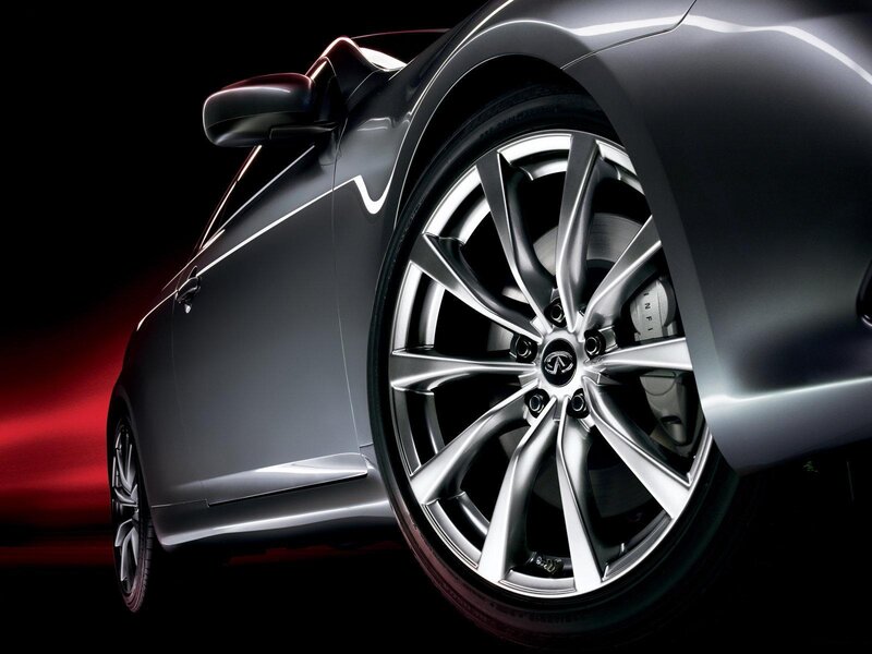 Silver Car Wheel — Gray, Dramatic, Photograph, Side Mirror