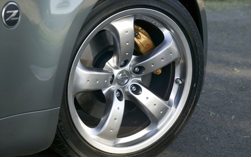 Silver Car Wheel — Gray, Neutral, Afternoon, Photograph