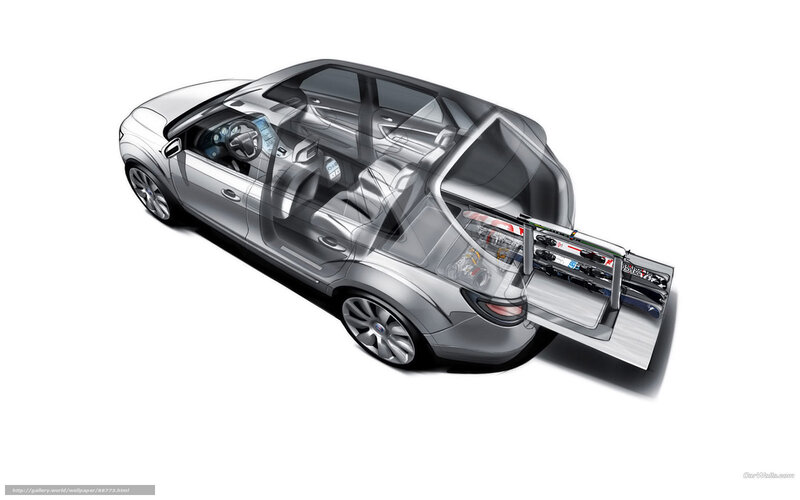 Silver Car with Open Trunk — Neutral