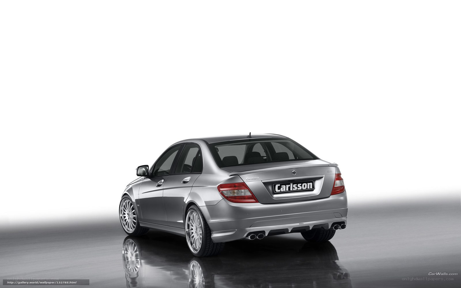 silver carlssoon sedan