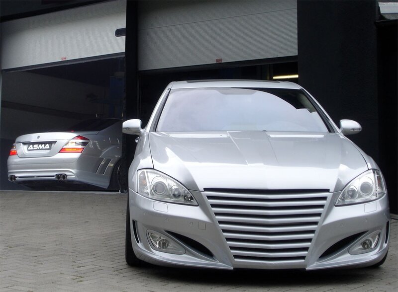 Silver cars in a garage