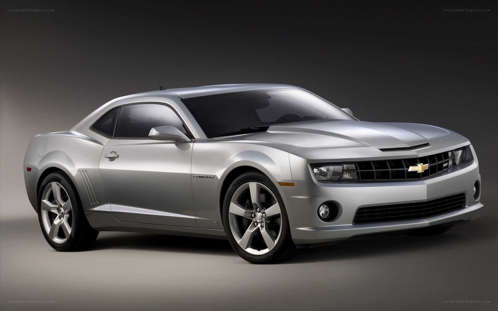 Silver Chevrolet Camaro