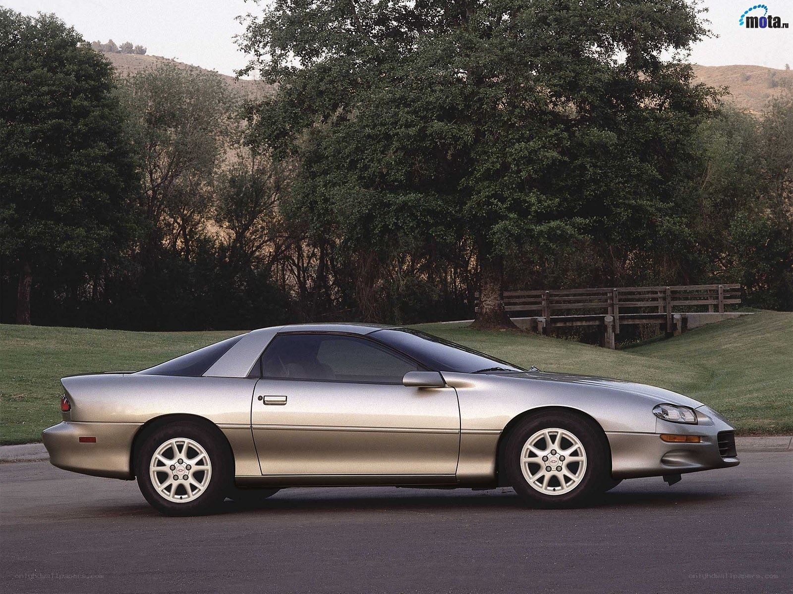 silver chevrolet camaro