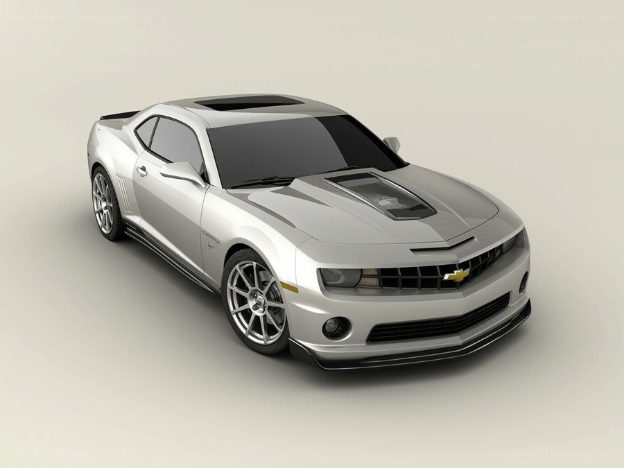 silver chevrolet camaro