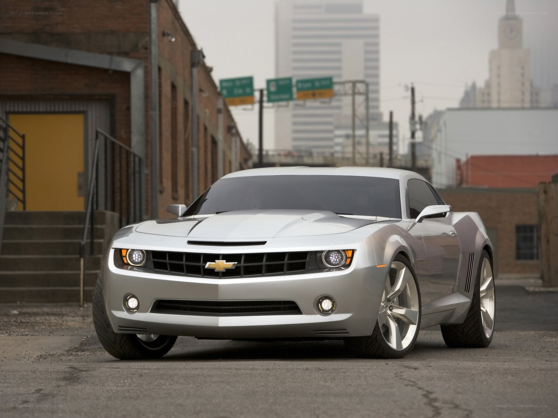 Silver Chevrolet Camaro concept