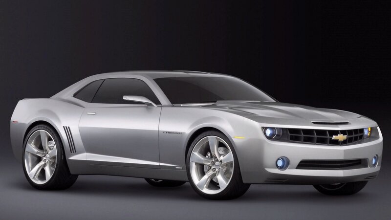 Silver Chevrolet Camaro concept