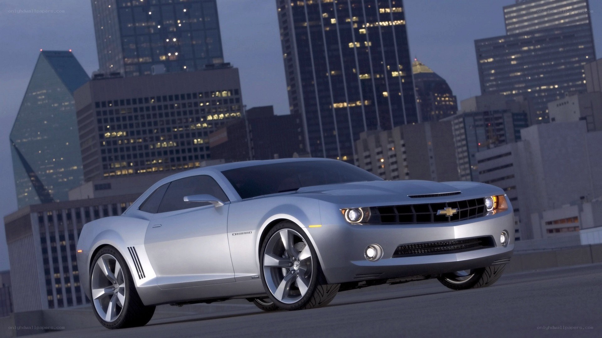 Silver Chevrolet Camaro concept