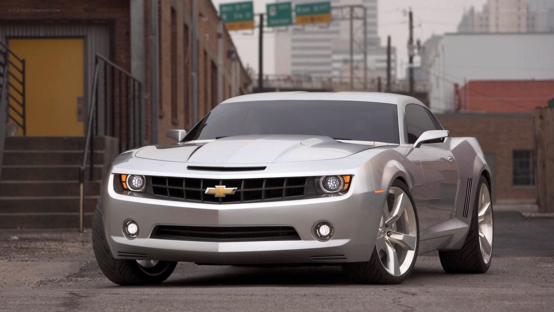 Silver Chevrolet Camaro concept