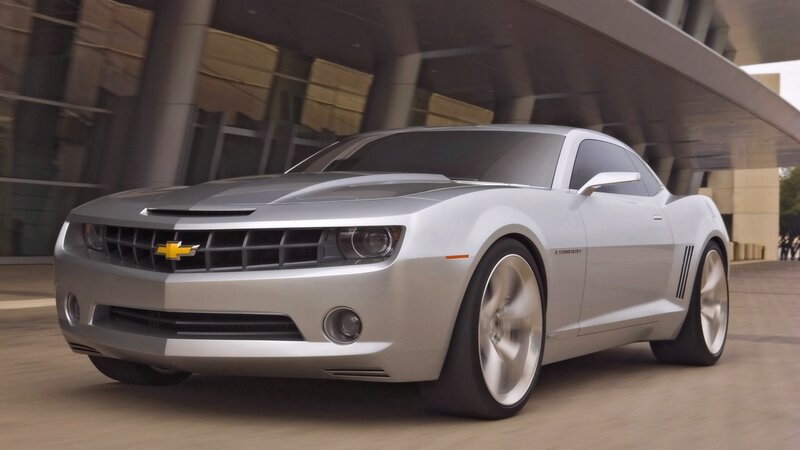 Silver Chevrolet Camaro concept
