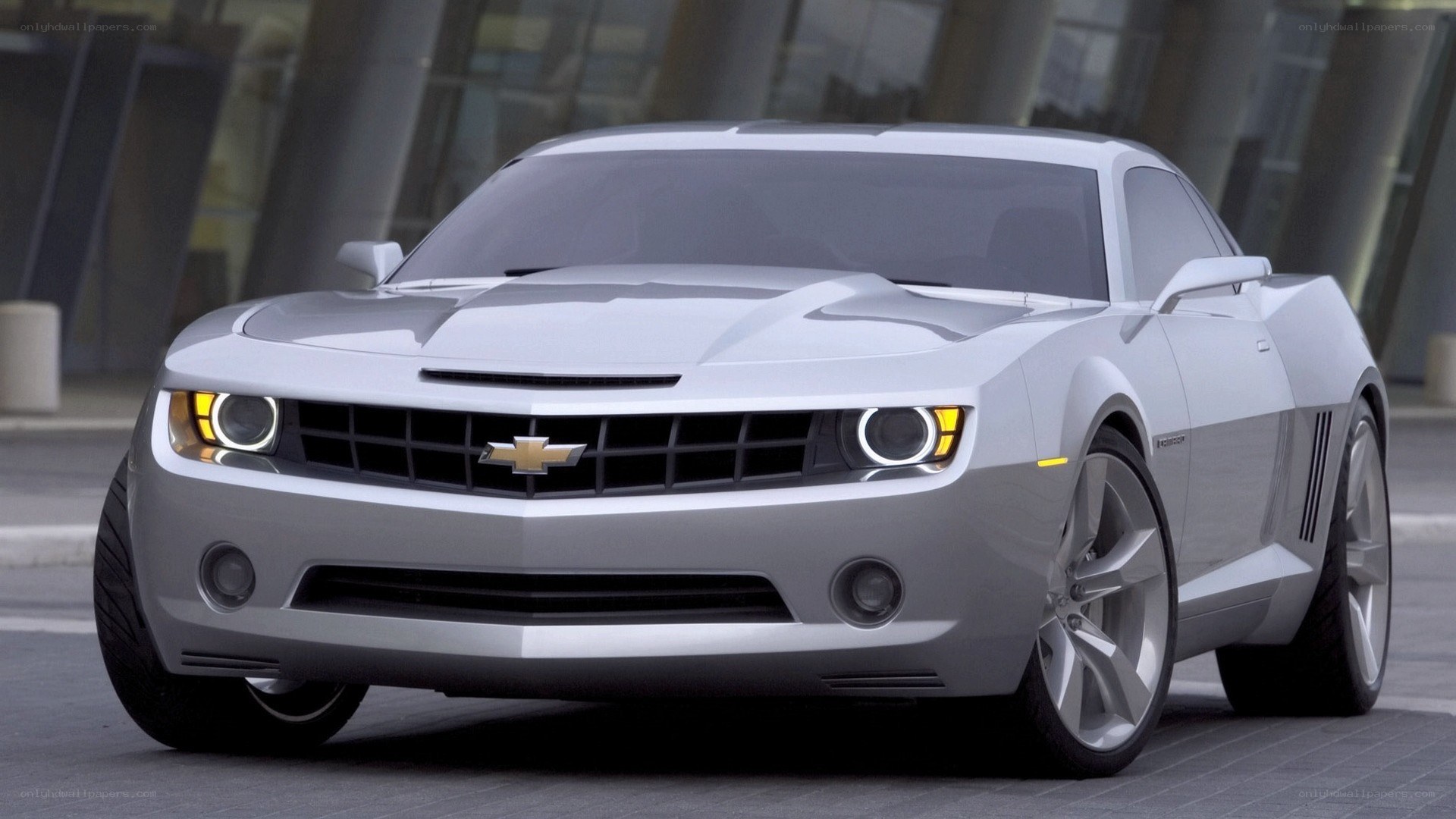 Silver Chevrolet Camaro concept