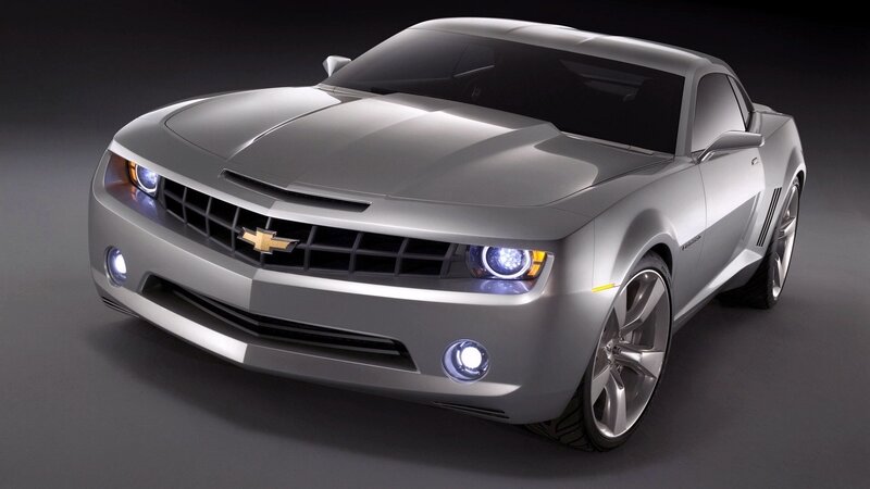Silver Chevrolet Camaro concept