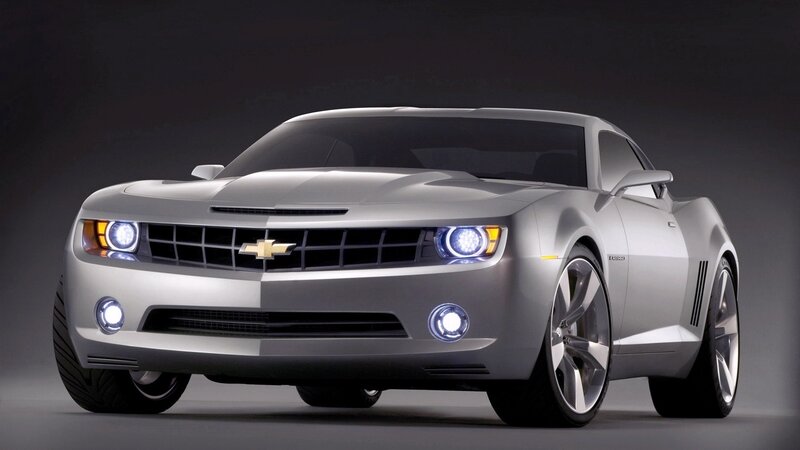 Silver Chevrolet Camaro concept