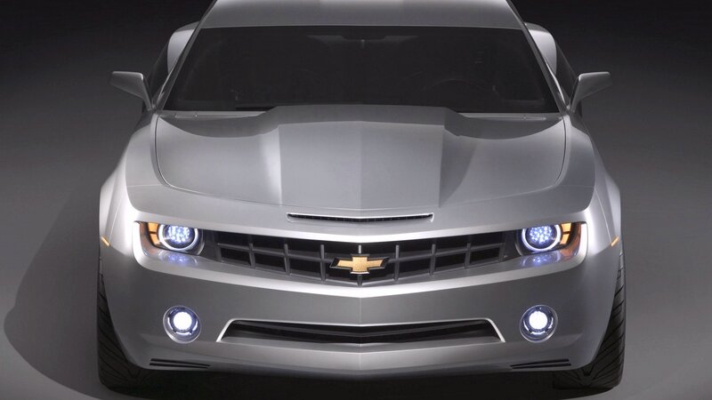 Silver Chevrolet Camaro Concept