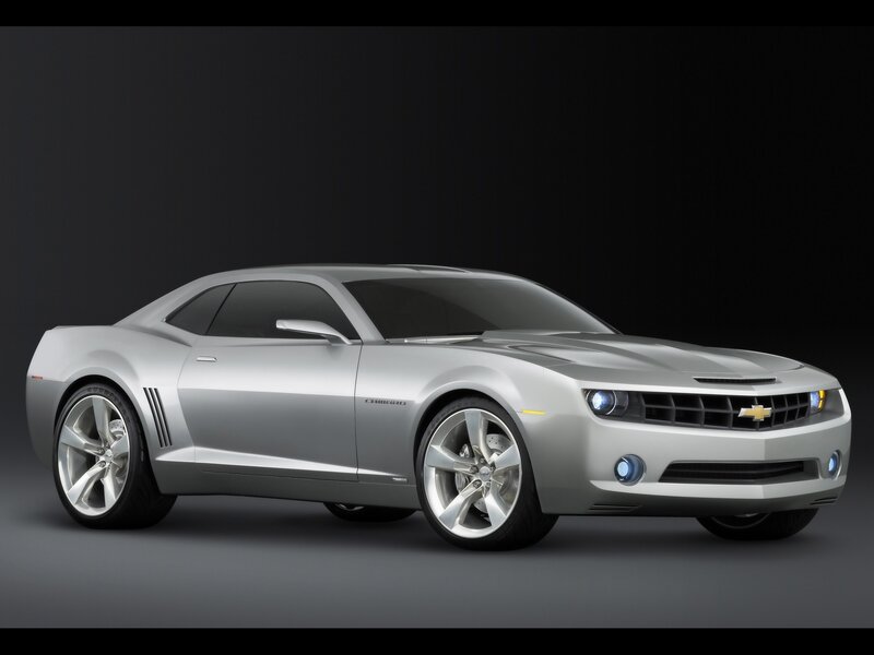 Silver Chevrolet Camaro concept